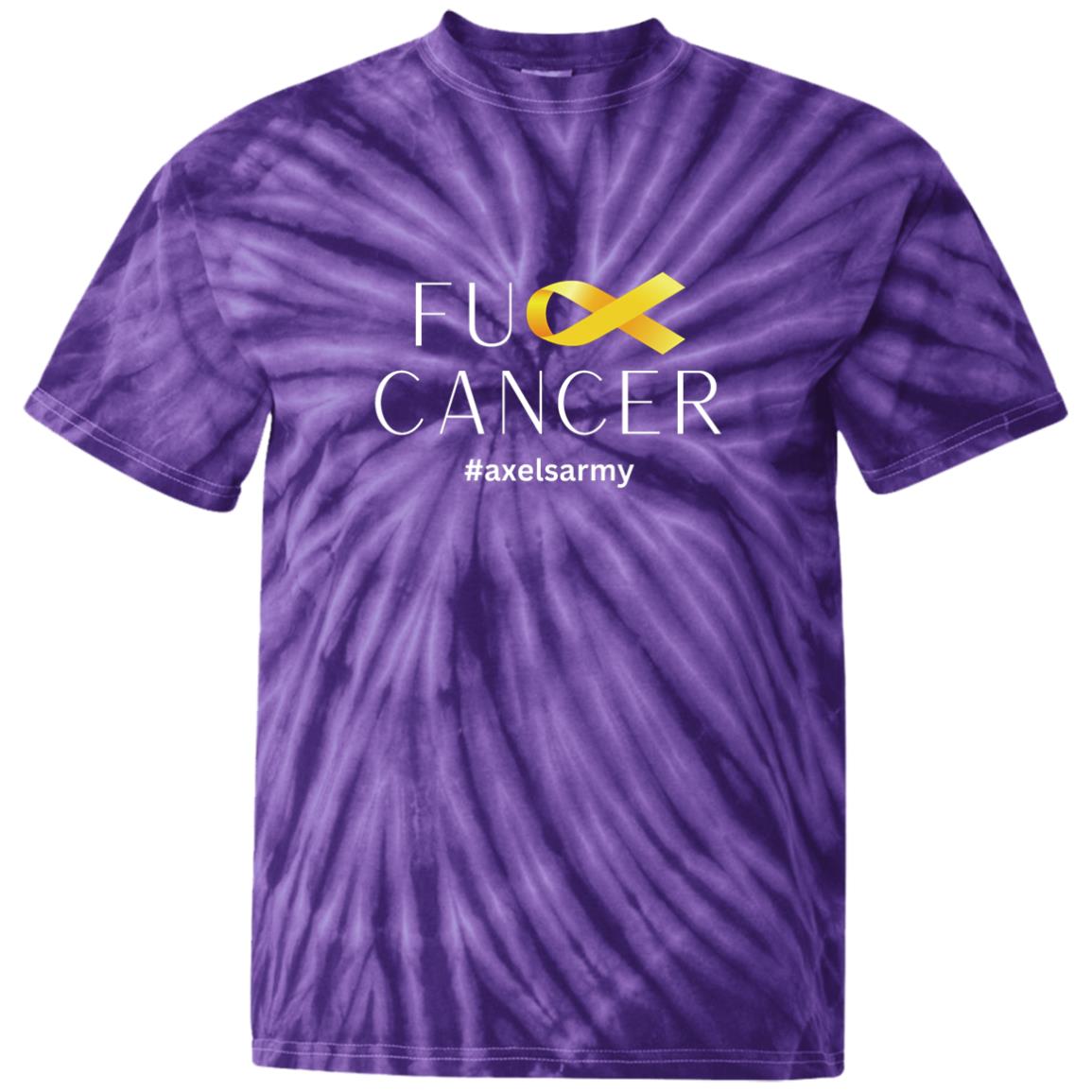 Axel’s Army F Cancer 100% Cotton Tie Dye T-Shirt
