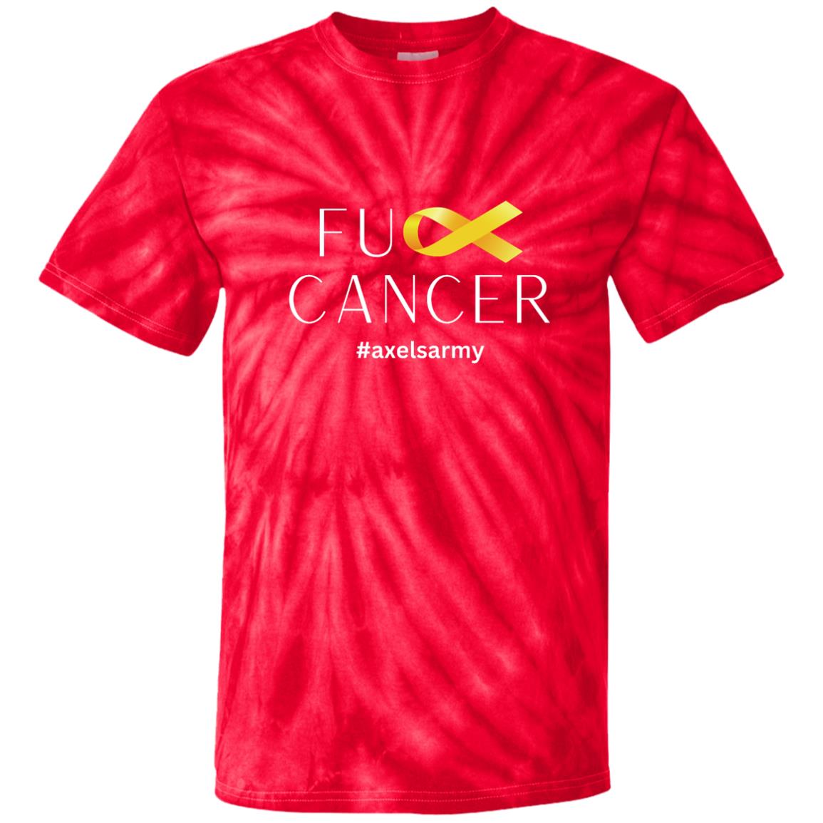 Axel’s Army F Cancer 100% Cotton Tie Dye T-Shirt