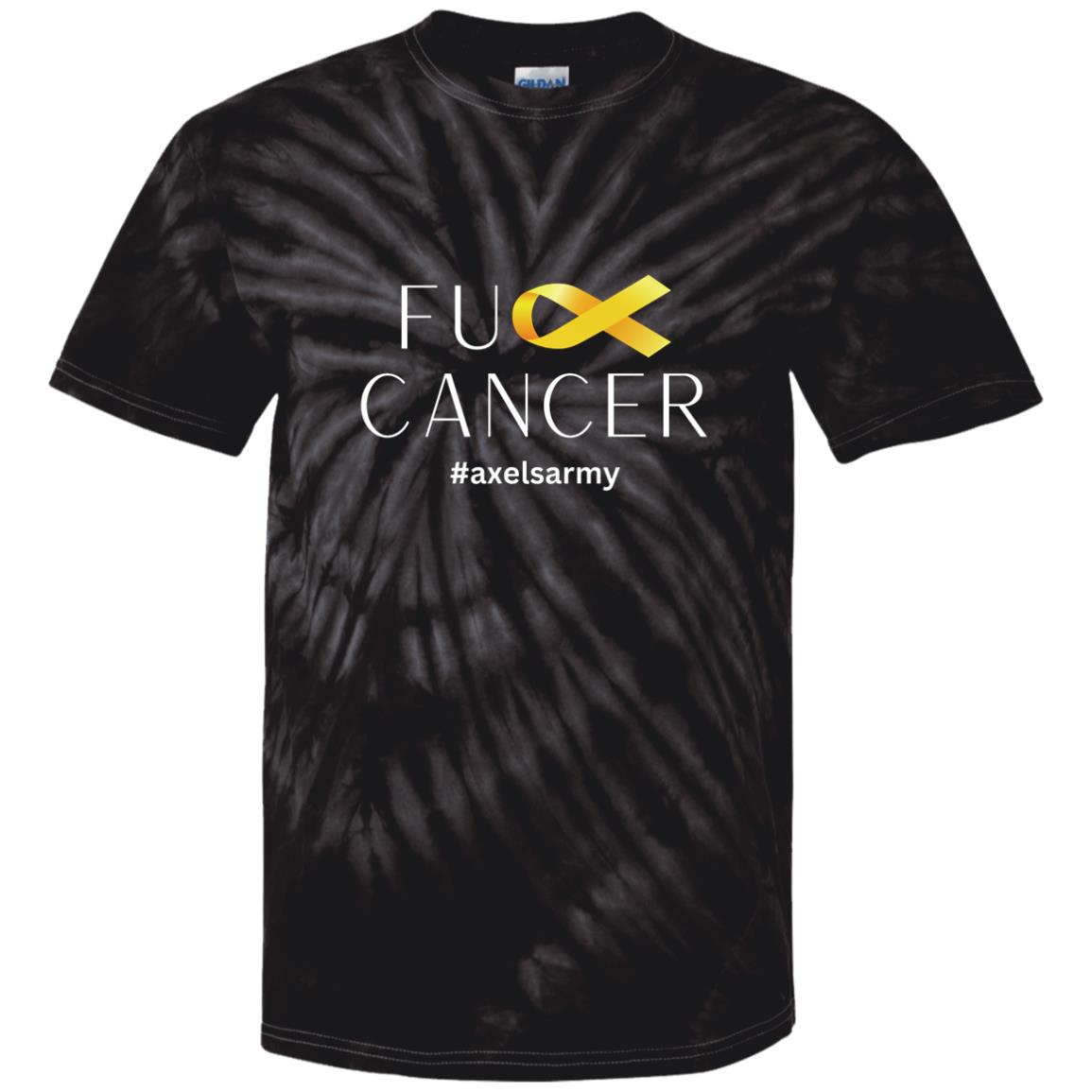 Axel’s Army F Cancer 100% Cotton Tie Dye T-Shirt