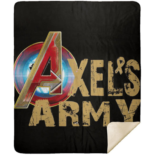 Axel’s Army Premium Mink Sherpa Blanket 50x60