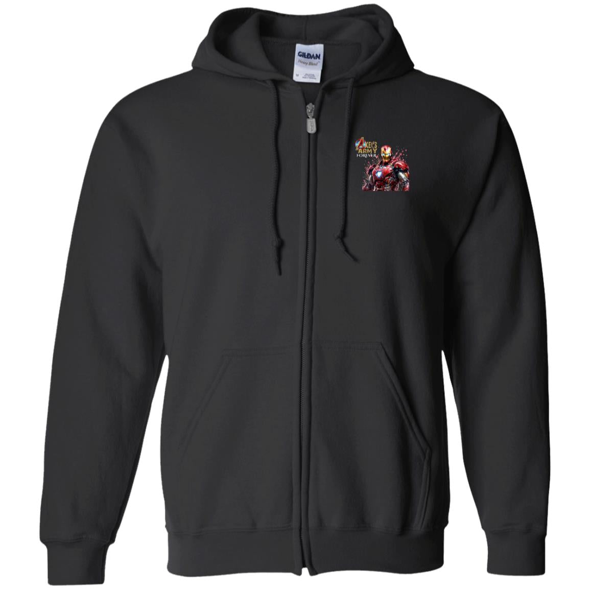 AA Forever G186 Zip Up Hooded Sweatshirt