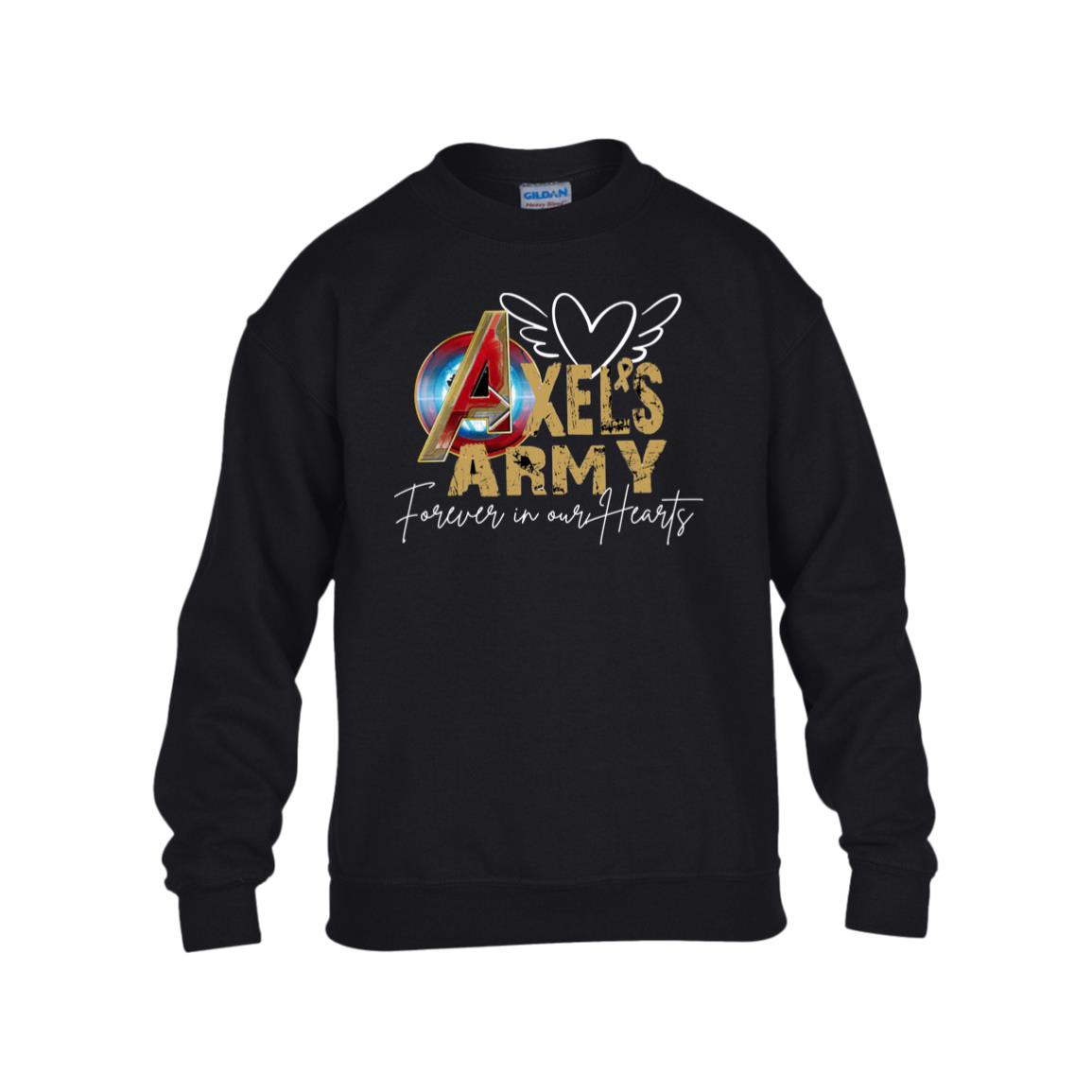 Forever in our Hearts G180B Gildan Kids Heavy Blend Fleece Crew