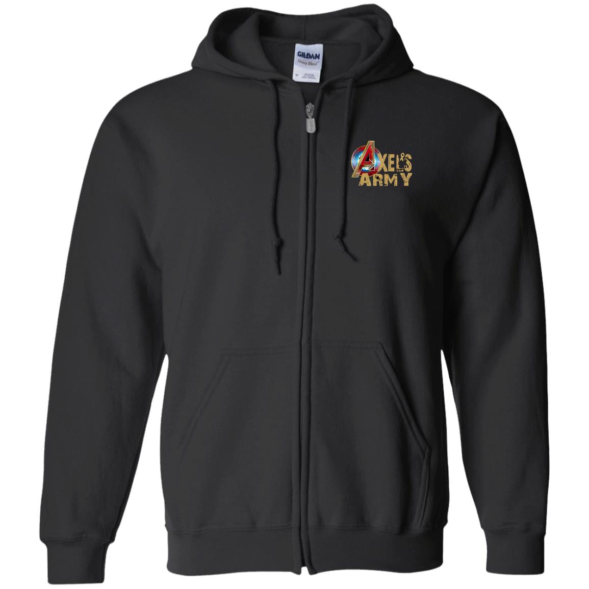 Axel’s Army Zip Up Hooded Sweatshirt