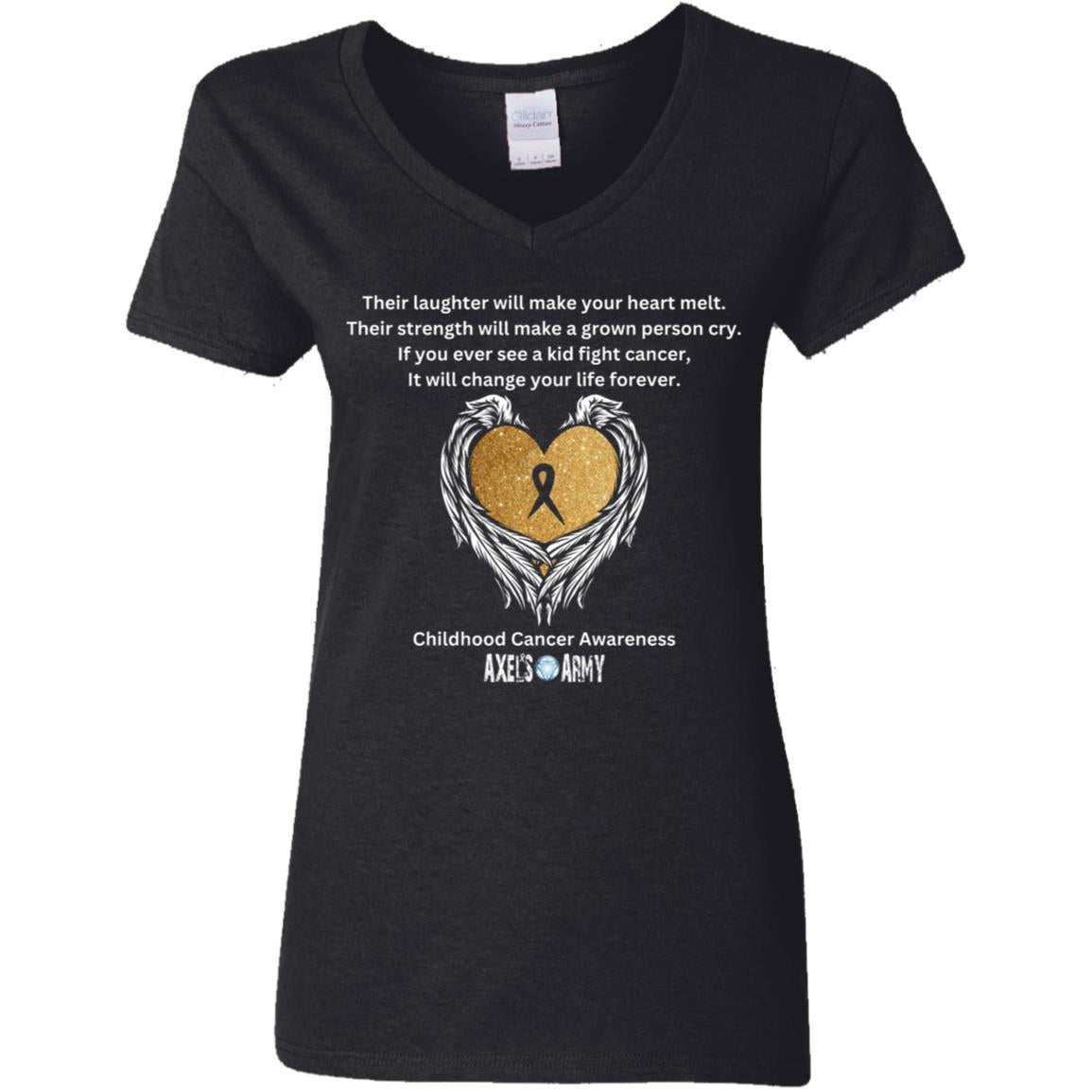 It Will Change Your Life Forever G500VL Ladies' 5.3 oz. V-Neck T-Shirt