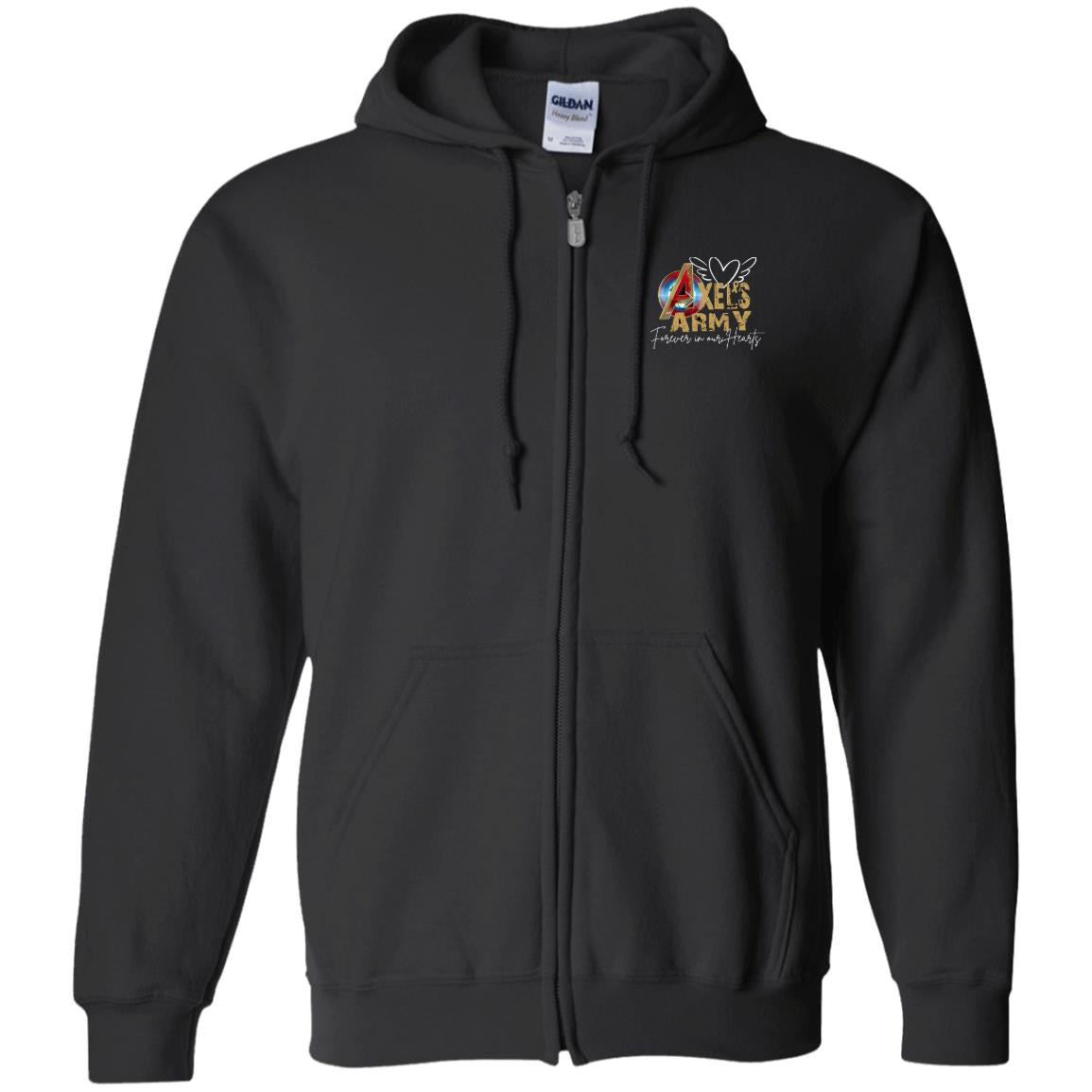 Forever in our Hearts G186 Zip Up Hooded Sweatshirt