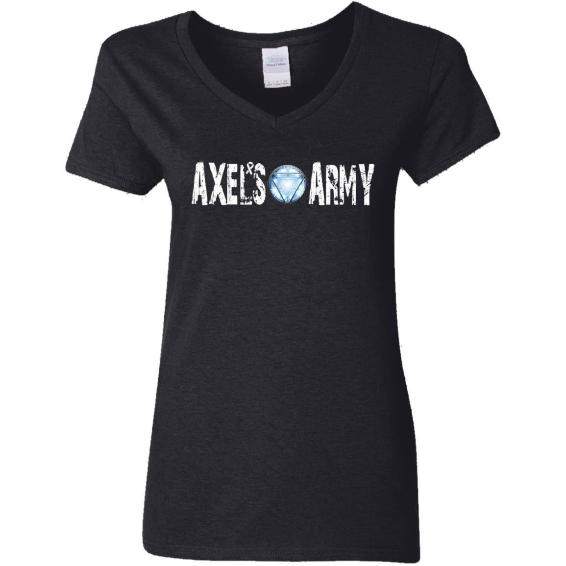 Axel’s Army Ladies' 5.3 oz. V-Neck T-Shirt