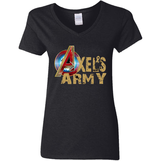 Axel’s Army Ladies' 5.3 oz. V-Neck T-Shirt