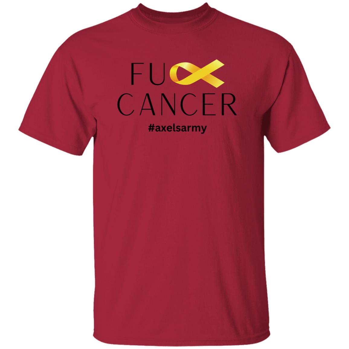 Axel’s Army F Cancer Youth 5.3 oz 100% Cotton T-Shirt