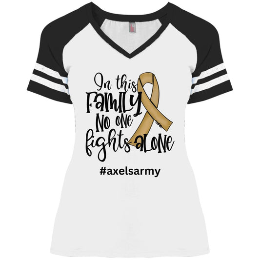 Axel’s Army Family Ladies' Game V-Neck T-Shirt