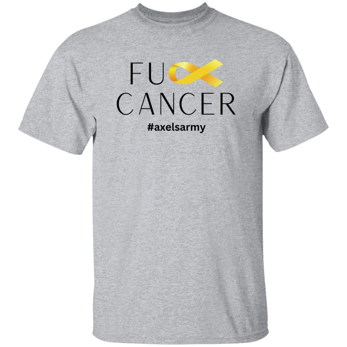 Axel’s Army F Cancer Youth 5.3 oz 100% Cotton T-Shirt