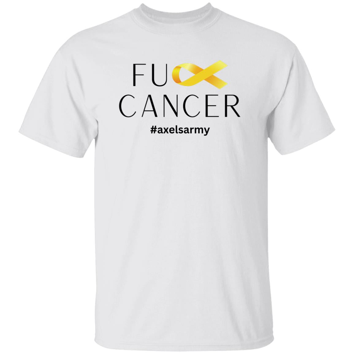 Axel’s Army F Cancer Youth 5.3 oz 100% Cotton T-Shirt