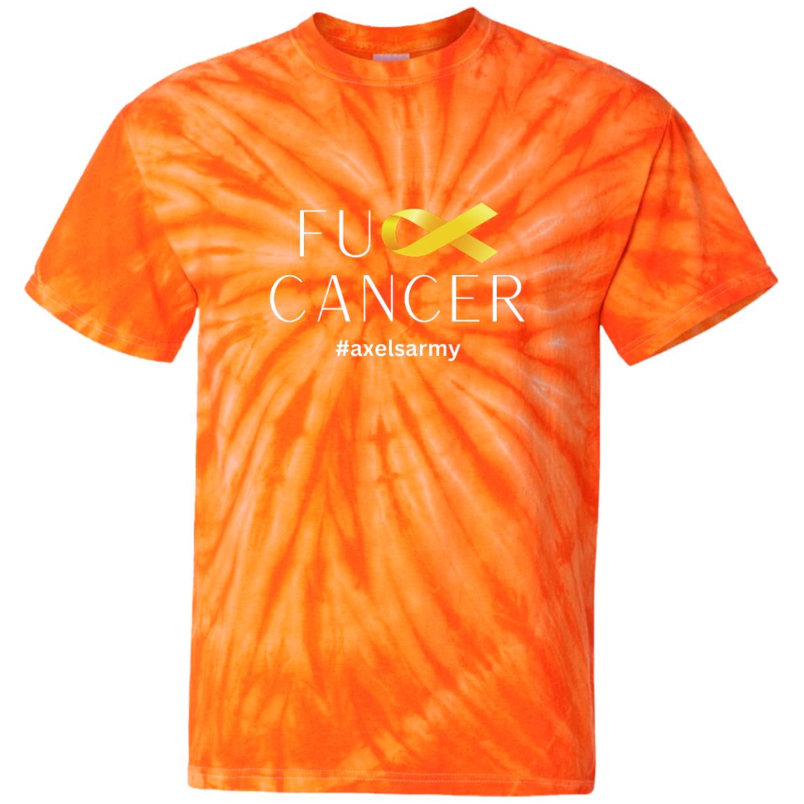 Axel’s Army F Cancer 100% Cotton Tie Dye T-Shirt
